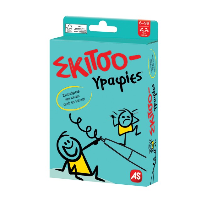 AS Games Παιχνίδι Με Κάρτες Σκιτσογραφίες Για Ηλικίες 6+ Χρονών Και 2+ Παίκτες