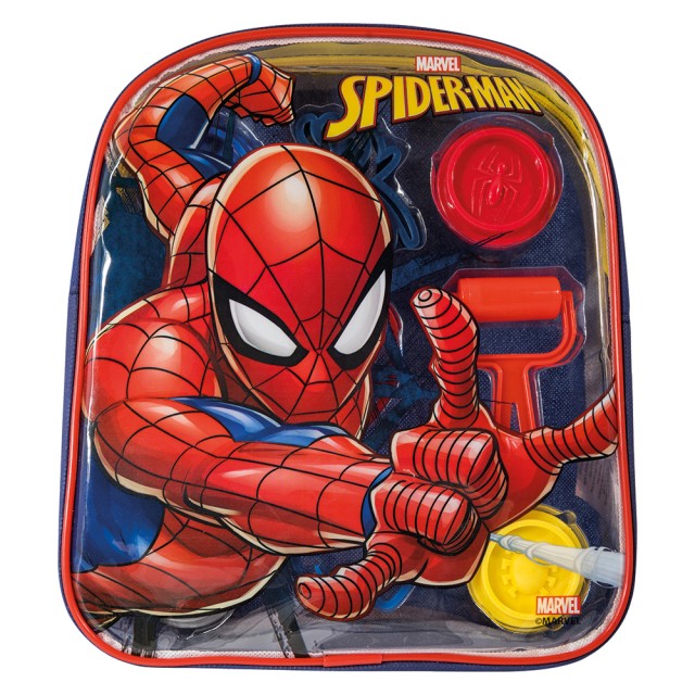 AS Πλαστελίνη Marvel Spiderman Τσάντα Πλάτης Με 4 Βαζάκια - Καπάκια Καλουπάκια Και 5 Εργαλεία 200gr AS Πλαστελίνη Marvel Spiderman Τσάντα Πλάτης Με 4 Βαζάκια - Καπάκια Καλουπάκια Και 5 Εργαλεία 200gr