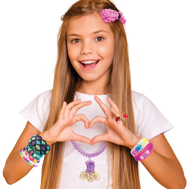 AS Plexi Flexi Love Αργαλειός Με 800 Λαστιχάκια & 30 Αξεσουάρ Για Ηλικίες 5+ Χρονών
