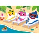 Clementoni Παιδικό Παζλ Super Color Baby Shark 2x20 τμχ Clementoni Παιδικό Παζλ Super Color Baby Shark 2x20 τμχ