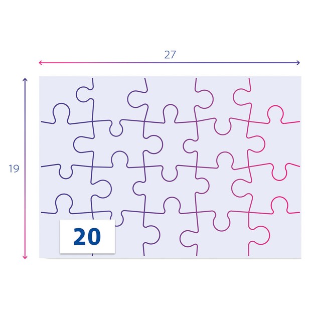 Clementoni Παιδικό Παζλ Super Color Mickey 2x20 τμχ Clementoni Παιδικό Παζλ Super Color Mickey 2x20 τμχ