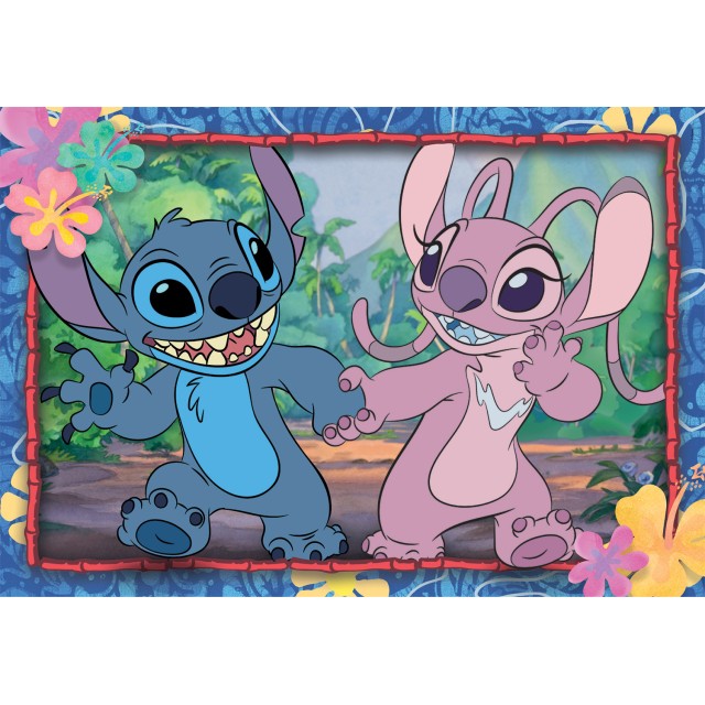 Clementoni Παιδικό Παζλ Super Color Disney Stitch 2x20 τμχ Clementoni Παιδικό Παζλ Super Color Disney Stitch 2x20 τμχ