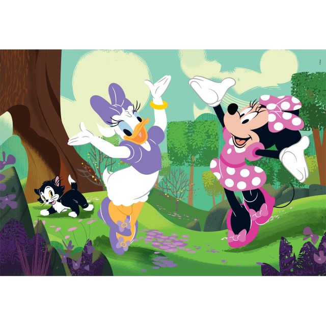 Clementoni Παιδικό Παζλ Super Color Disney Minnie 2x60 τμχ Clementoni Παιδικό Παζλ Super Color Disney Minnie 2x60 τμχ