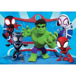 Clementoni Παιδικό Παζλ Super Color Marvel Spidey Και Οι Απίθανοι Φίλοι Του 60 τμχ