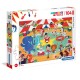 Clementoni Παιδικό Παζλ Maxi Super Color Crazy Circus 104 τμχ Clementoni Παιδικό Παζλ Maxi Super Color Crazy Circus 104 τμχ