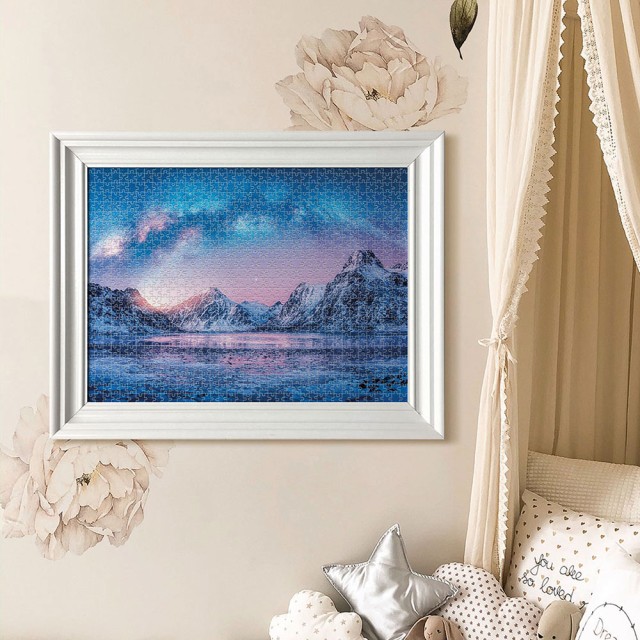 Clementoni Παζλ Peace Puzzles Light Blue 500 τμχ