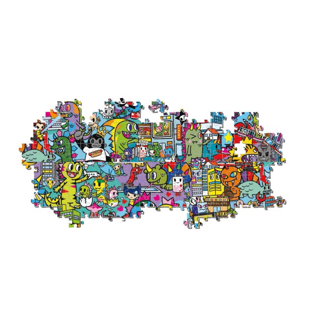 Clementoni Παζλ Panorama Tokidoki 1000 τμχ