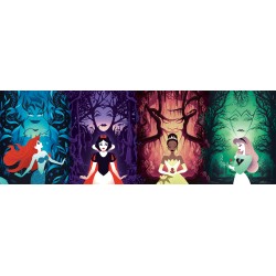 Clementoni Παζλ Panorama Disney Πριγκίπισσες 1000 τμχ
