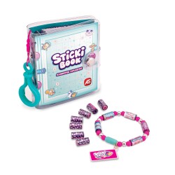 AS Sticki Rolls Βραχιολάκι Με Αυτοκόλλητα & Βιβλιαράκι Για 5+ Χρονών