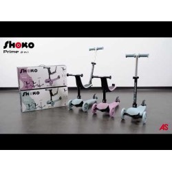 Shoko Παιδικό Πατίνι Πολυμορφικό 3 Σε 1 Σε Ροζ Χρώμα Για 12+ Μηνών
