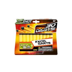 X-Shot Excel Darts Ανταλλακτικά Αφρώδη Βελάκια 30 τμχ Για 8+ Χρονών
