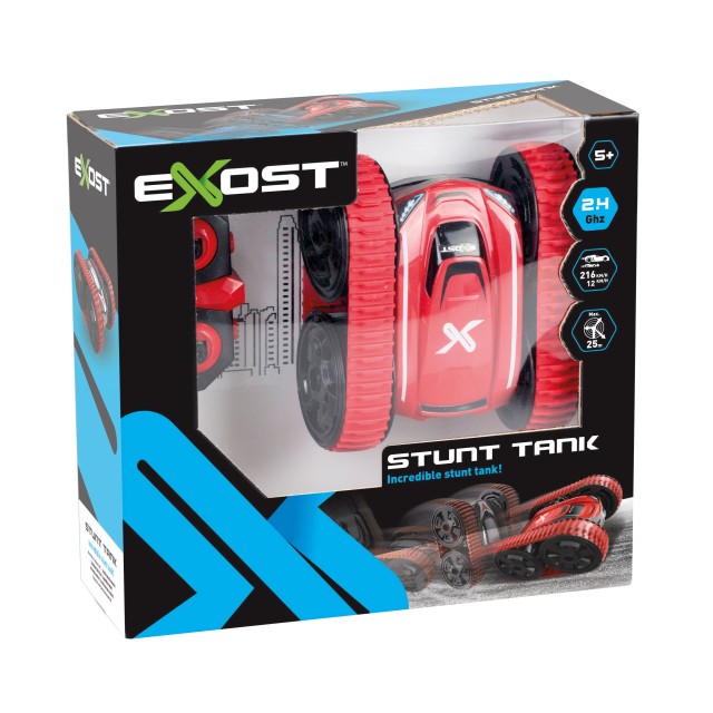 Exost Stunt Tank Τηλεκατευθυνόμενο Αυτοκίνητο Κόκκινο Exost Stunt Tank Τηλεκατευθυνόμενο Αυτοκίνητο Κόκκινο