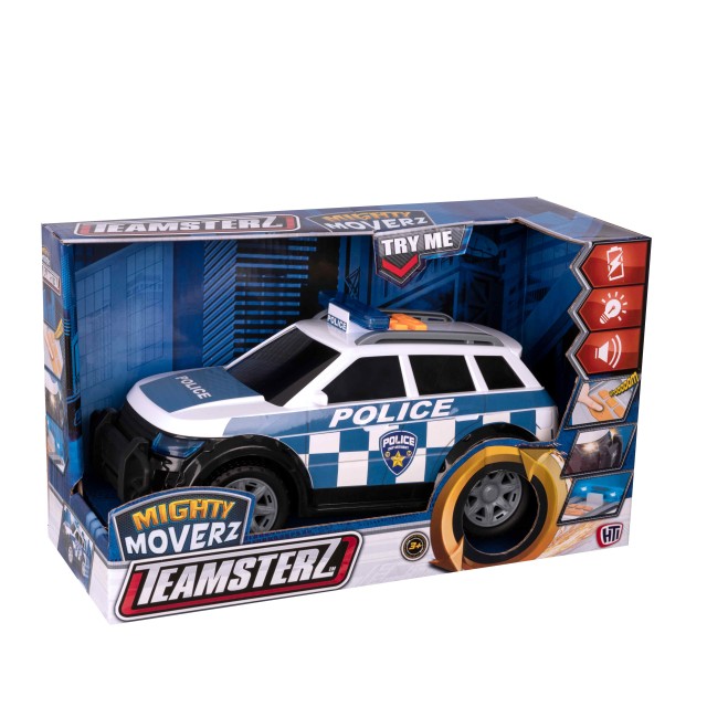 Teamsterz Mighty Moverz Αστυνομικό Όχημα 4x4 με Κίνηση, Φώτα και Ήχους  Για 3+ Χρονών