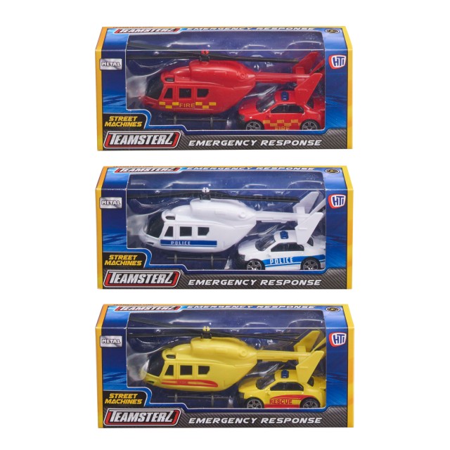 Teamsterz Σετ Οχήματα Άμεσης Δράσης Die Cast 1:64 Για 3+ Χρονών