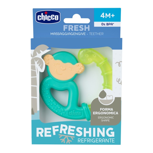 Chicco Βρεφικός Μασητικός Κρίκος Οδοντοφυΐας Σιλικόνης Mix Για 4+ Μηνών