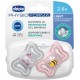 Chicco Πιπίλες Light PhysioForma Ροζ Για 2-6 Μηνών 2τμχ