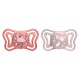 Chicco Πιπίλες Light PhysioForma Ροζ Για 6-16 Μηνών 2τμχ