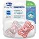 Chicco Πιπίλες Light PhysioForma Ροζ Για 6-16 Μηνών 2τμχ