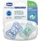 Chicco Πιπίλες Light PhysioForma Σιέλ Για 6-16 Μηνών 2τμχ