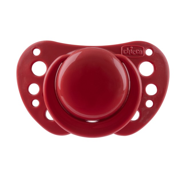 Chicco Πιπίλες Air PhysioForma Μπεζ - Μπορντό Για 6-16 Μηνών 2τμχ