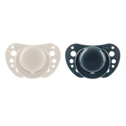 Chicco Πιπίλες Air PhysioForma Μπεζ - Γκρι Για 6-16 Μηνών 2τμχ