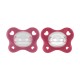 Chicco Πιπίλες Όλο Σιλικόνη PhysioForma Dual Soft Ροζ Για 16-36 Μηνών 2τμχ Chicco Πιπίλες Όλο Σιλικόνη PhysioForma Dual Soft Ροζ Για 16-36 Μηνών 2τμχ