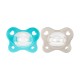 Chicco Πιπίλες Όλο Σιλικόνη PhysioForma Dual Soft Σιέλ Για 6-16 Μηνών 2τμχ Chicco Πιπίλες Όλο Σιλικόνη PhysioForma Dual Soft Σιέλ Για 6-16 Μηνών 2τμχ