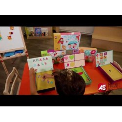 AS Magnet Box Αλφαβήτα 91 Εκπαιδευτικοί Χάρτινοι Μαγνήτες Για 3+ Χρονών