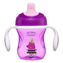 Chicco Ποτηράκι Εκπαιδευτικό Ροζ Για 6+ Μηνών
