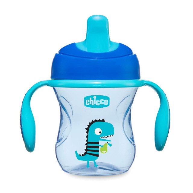Chicco Ποτηράκι Εκπαιδευτικό Μπλε Για 6+ Μηνών