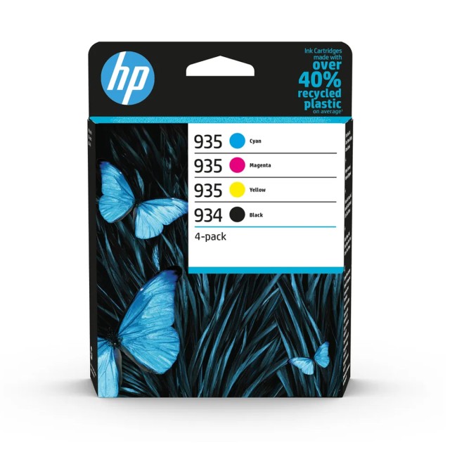 HP 934 Black - 935 CMY Ink Cartridge 4-Pack