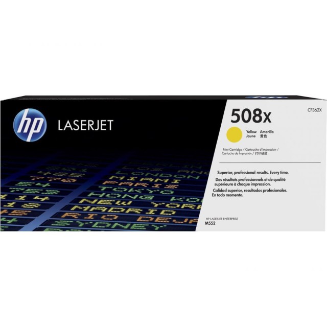 Toner Laser 508X HP LJ Color M552 Yellow 9,5K Pgs