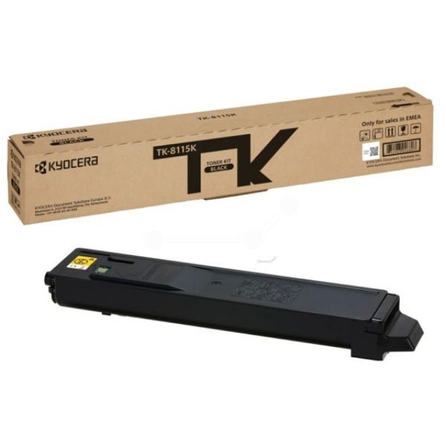 Toner Laser Kyocera Mita TK-8115K Black - 12K Pgs