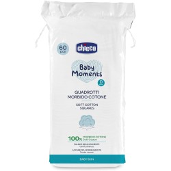 Chicco Μαντηλάκια Baby Moments Από Μαλακό Βαμβάκι 60τμχ
