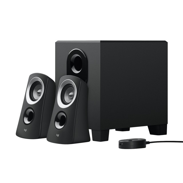 Logitech Z313 Ηχεία Υπολογιστή 2.1 25W Black (980-000413)