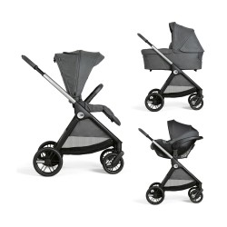 Chicco Καρότσι Μωρού Trio Bellagio Black Satin για Παιδί έως 22kg