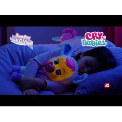 Cry Babies Κλαψουλίνια Όνειρα Γλυκά Κόνι - Διαδραστική Κούκλα Κουνελάκι Με Νανουρίσματα