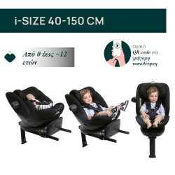 Chicco Καθισματάκι Αυτοκινήτου Everyone i-Size για Παιδί 40-150 cm Ασημί - Μπλε