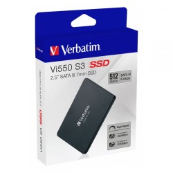 VERBATIM Εσωτερικός Σκληρός Δίσκος VERBATIM VI550 S3 2.5″ SSD 512GB 49352