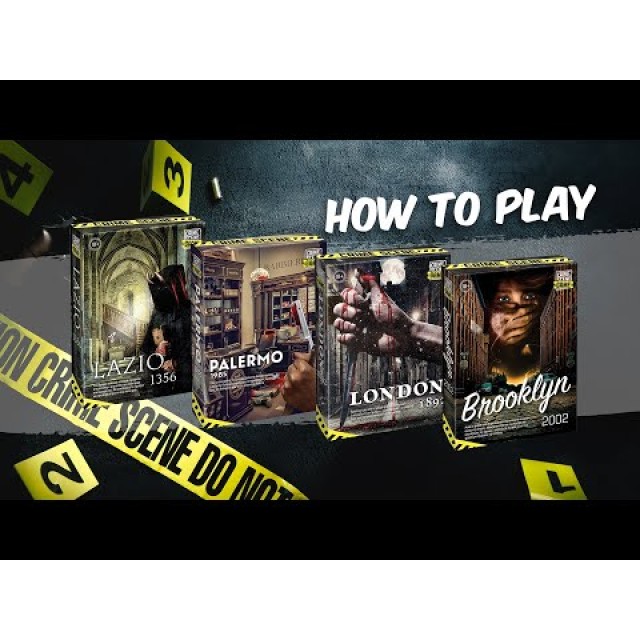AS Games Επιτραπέζιο Παιχνίδι Crime Scene Palermo 1985 Για Ηλικίες 18+ Χρονών Και 1+ Παίκτες