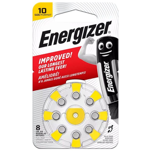 ENERGIZER ZINC AIR 10-8P/8ΤΕΜ