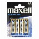 MAXELL AA-LR6/4TEM ALKALINE POWER