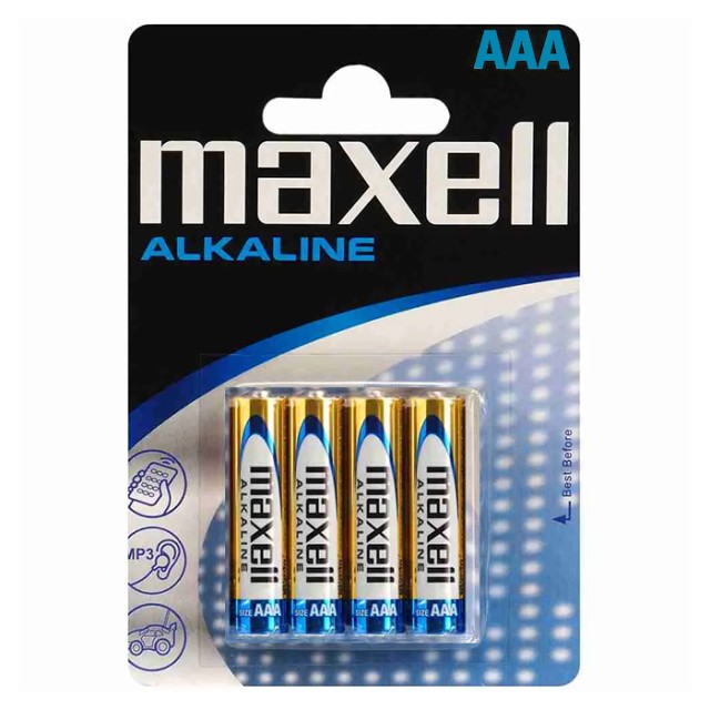 MAXELL AAA-LR3/4TEM ALKALINE POWER