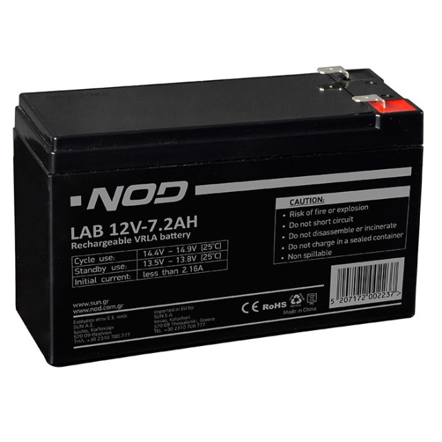 NOD LAB 12V7.2AH