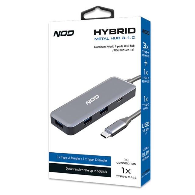 NOD HYBRID METAL HUB 3-1.C NOD HYBRID METAL HUB 3-1.C