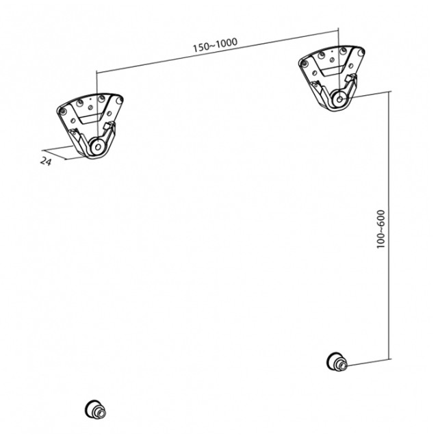 SUPERIOR 32"-100" PRO ULTRA-SLIM TV MOUNT