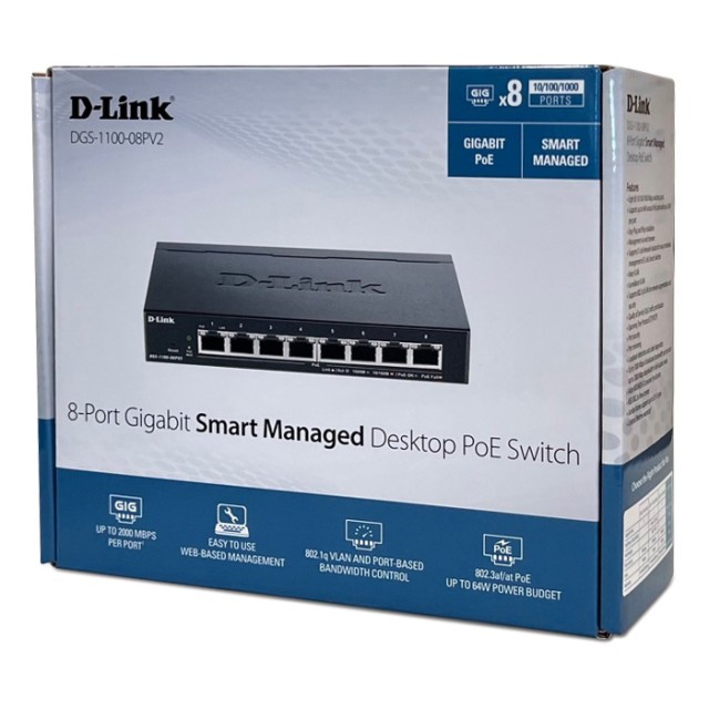 D-LINK DGS-1100-08PV2