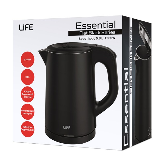 LiFE ESSENTIAL Flat Black Series