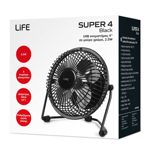 LIFE SUPER4 BLACK LIFE SUPER4 BLACK