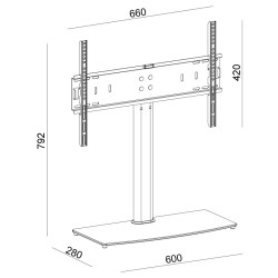 SONORA EliteStand 600 Fixed